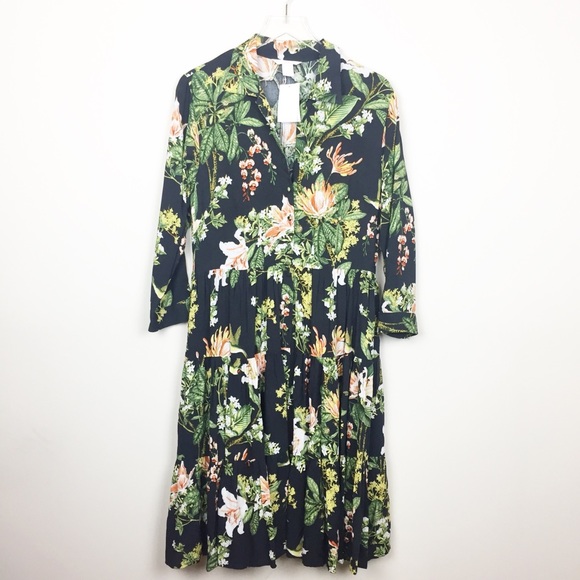 H\u0026M | Dresses | Hm Wide Cut Tiered 